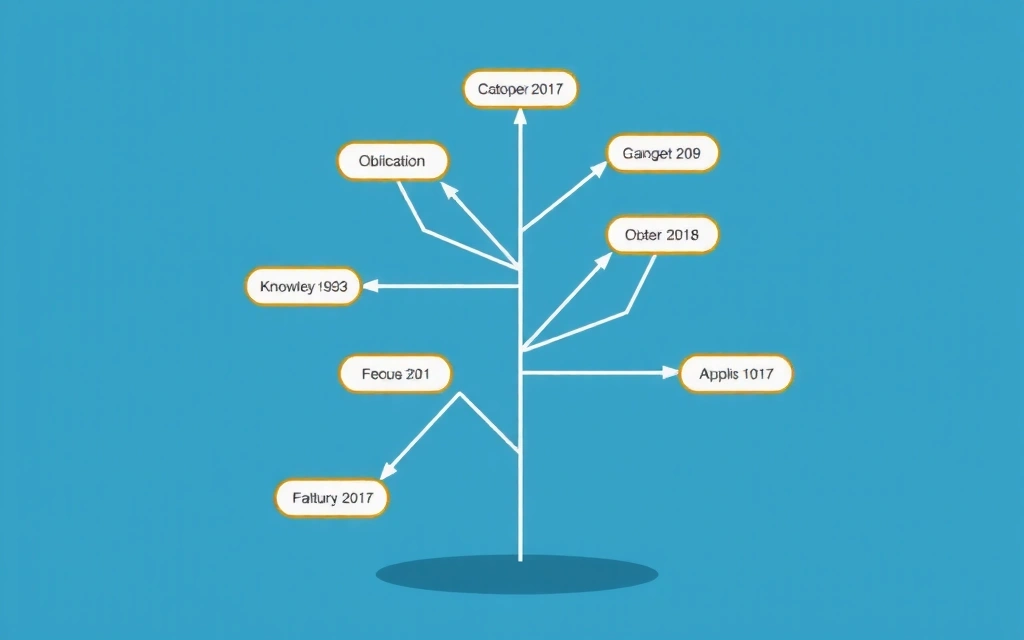Ilustrație a unui arbore genealogic al cunoașterii, simbolizând istoricul și obiectivele